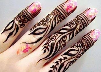Henna Design for Fingers
