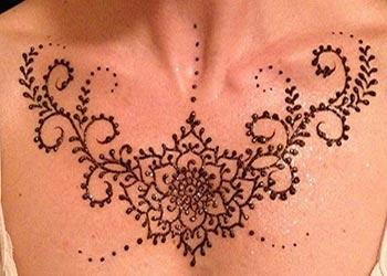 Mehndi Design for Chest