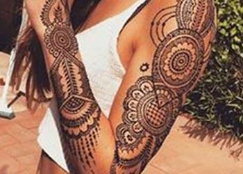 Mehndi Design for Full Arm