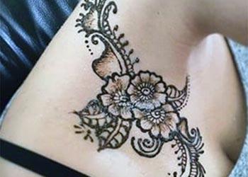 Mehndi Design for Neck