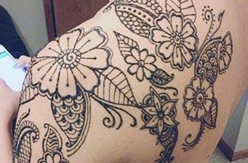 Mehndi Design for Shoulder