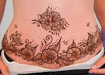 Mehndi Design for Stomachs