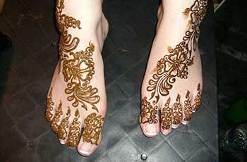 Mehndi Designs for Feet