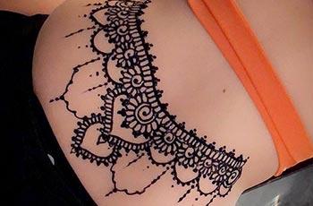 Mehandi designs for lower back