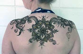 Mehndi Designs for back