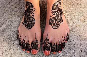 Mehndi Designs for Feet