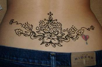 Mehndi designs for lower back